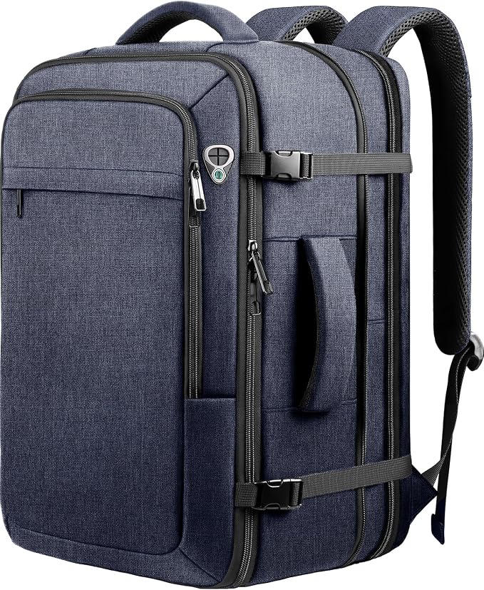Carry on Backpack, 35L-45L Expanable Travel backpack, TSA Airplane Approved