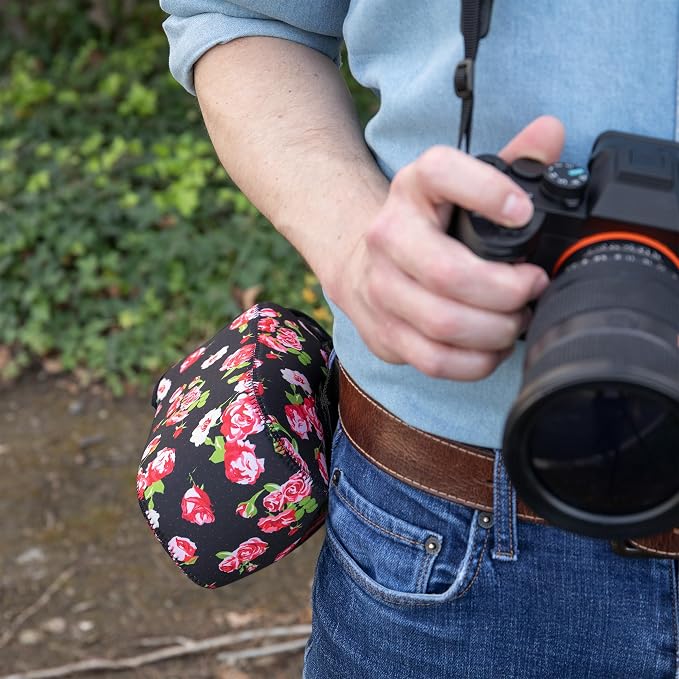 USA Gear Camera Sleeve for Mid-Size SLRs Compatible