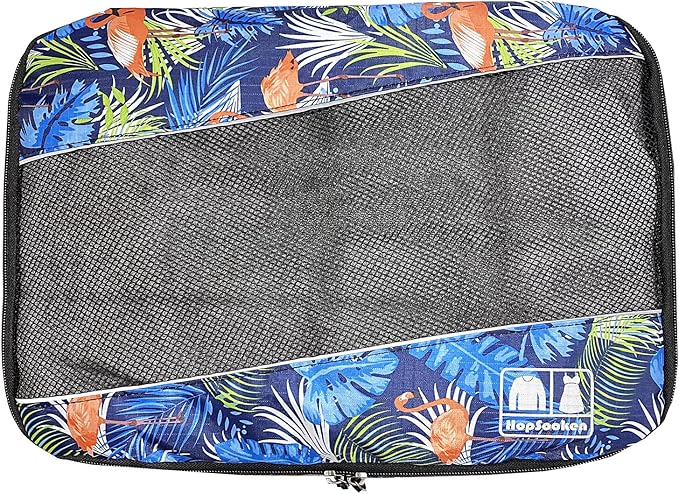 5 Set Packing Cubes for Travel Large Suitcase Luggage Organizer Bags Travel Accessories Vacation 4 Cubes 1 Laundry Pouch Bag
