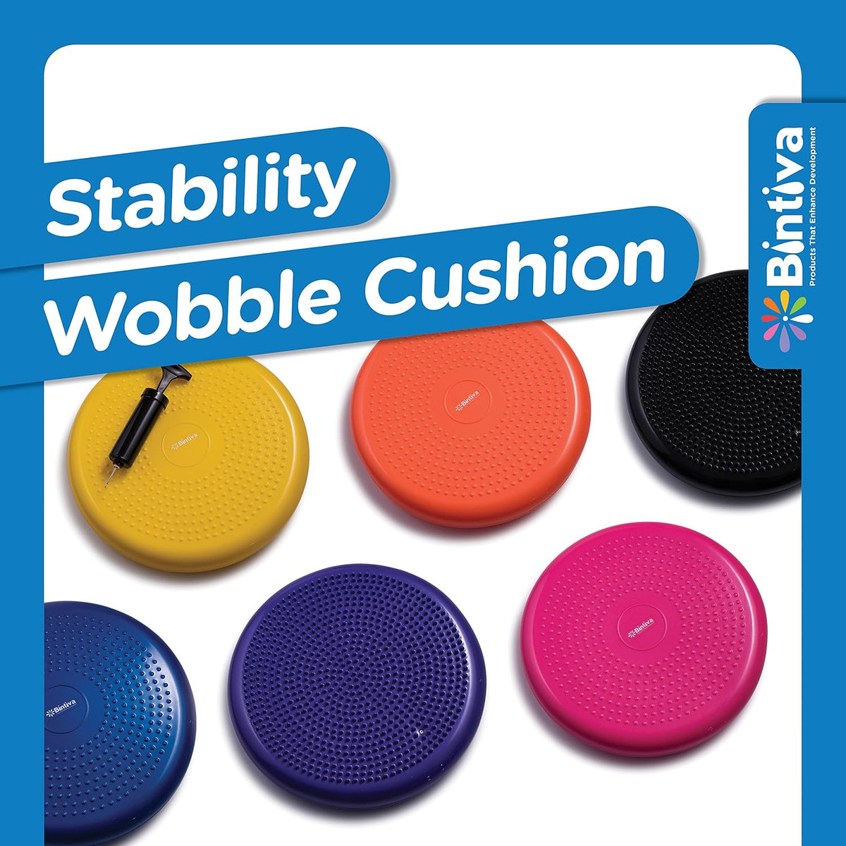 Wobble Cushion Balance Disc - Enhance Stability with Wobble Seat & Therapy Pads | Sensory Room Essential