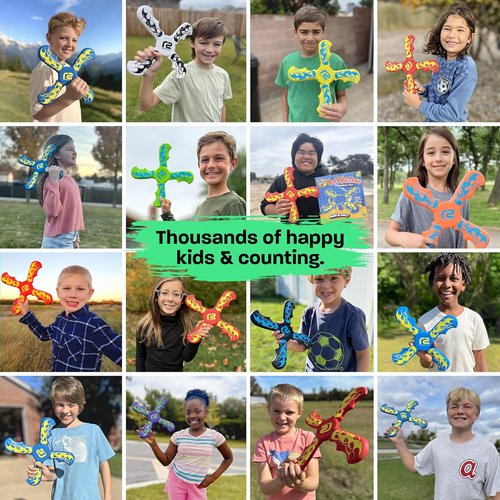 Boomerang for Kids - Fun Outdoor Beach Toy | Perfect Gift for Boys & Girls - Ideal for Summer Parties