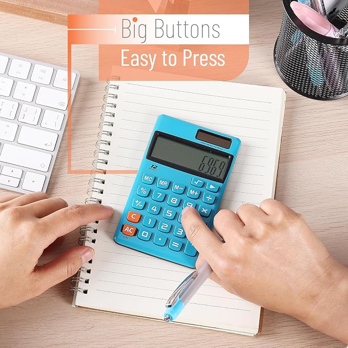 Mr. Pen- Standard Function Calculator, 12 Digits, Solar Calculator, Basic