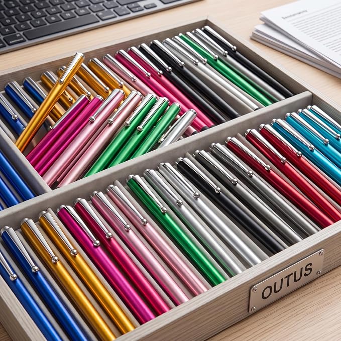 Outus 130 Pcs Stylus Pens Bulk for Touchscreens, Universal Capacitive Stylus