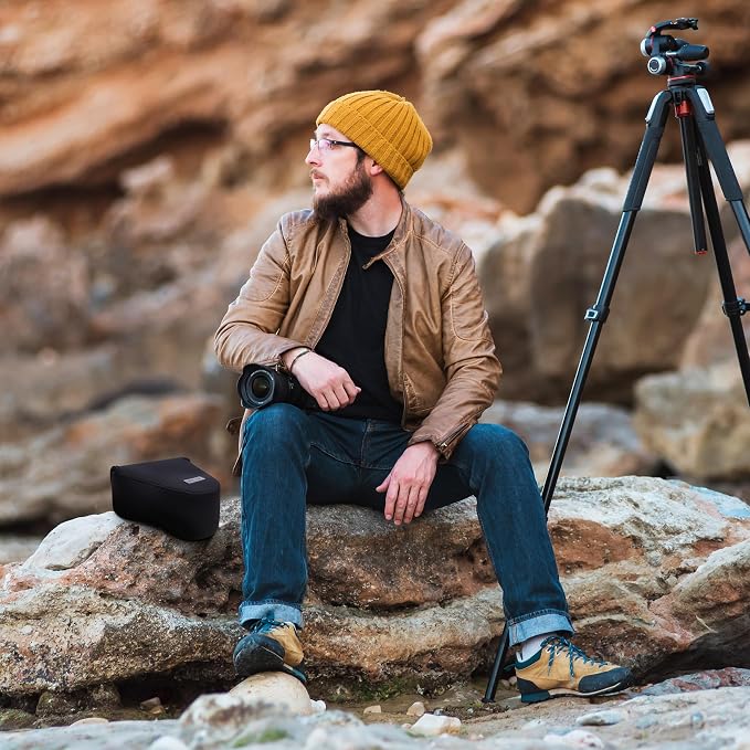 USA Gear Camera Sleeve for Mid-Size SLRs Compatible