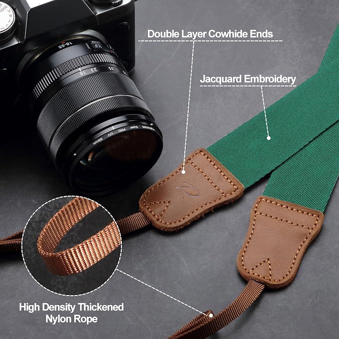 Padwa Lifestyle Green Camera Strap