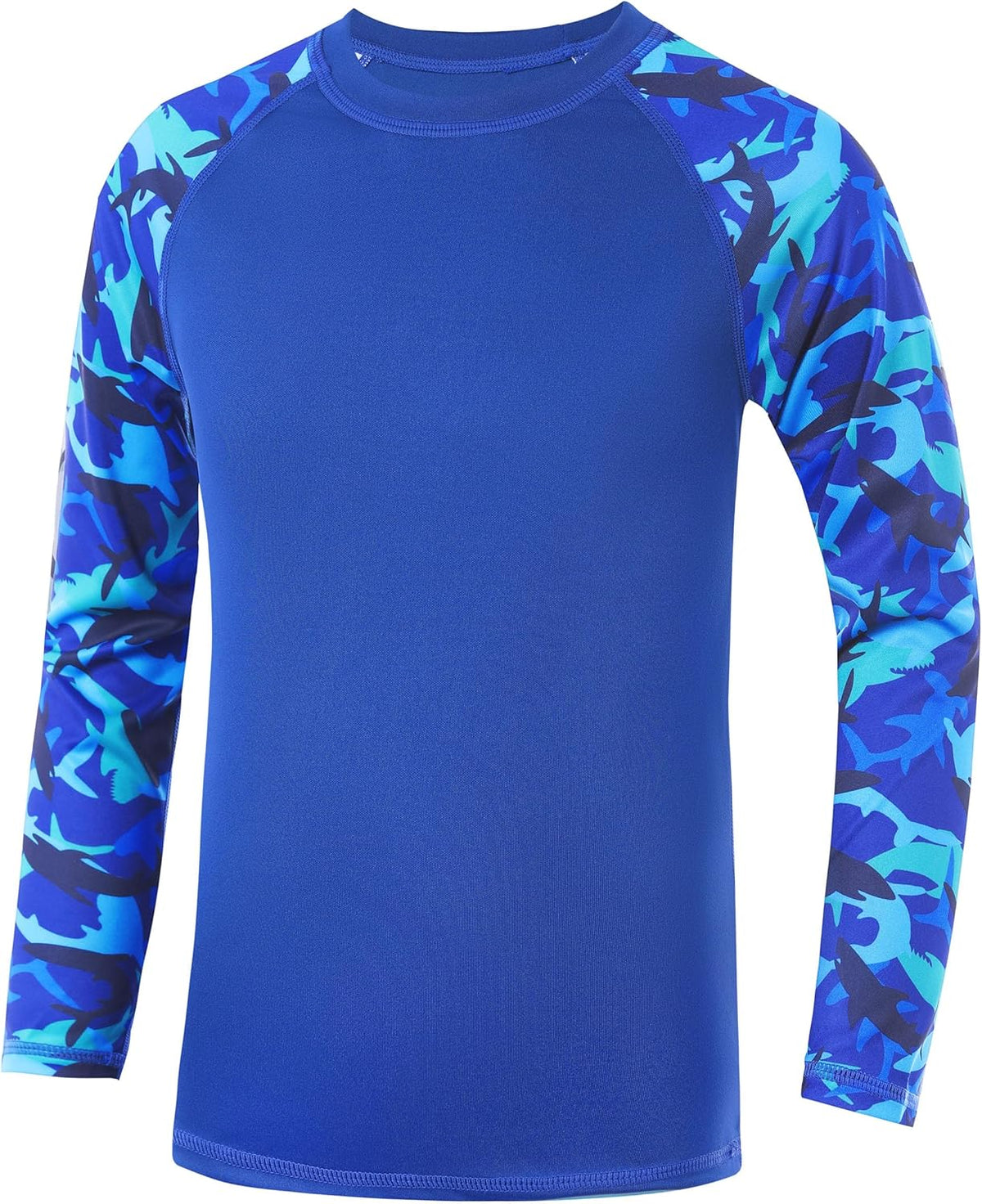 Skiennix Boys Rash Guard Swim Shirt - Long Sleeve UPF 50+ UV Protection | Quick-Dry Surf Shirt
