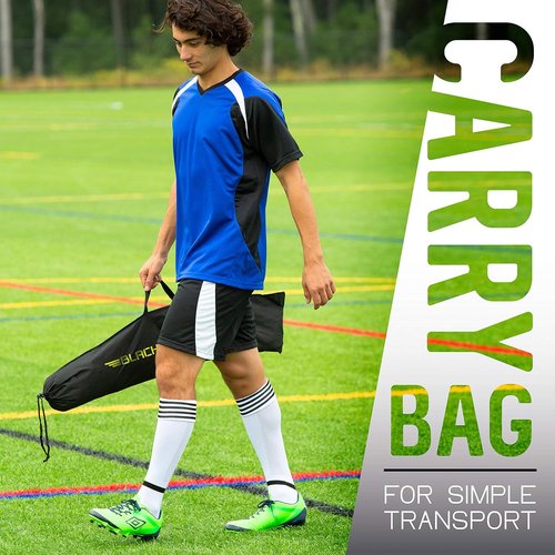 Franklin Sports Blackhawk Soccer Goal - Portable Pop-Up Nets for Youth & Adults | Indoor & Outdoor Use