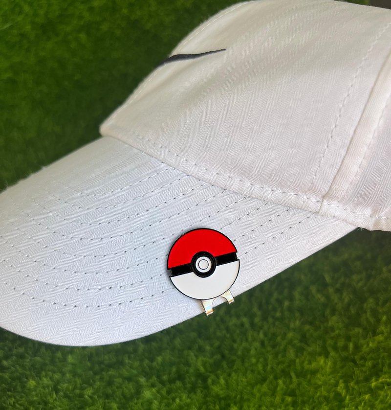 Play and Repeat Gotta Golf em All Japanese Anime Golf Ball Marker with Magnetic Hat Clip - Funny Golf Gift for Men, Kids - Golf Accessories and Gifts