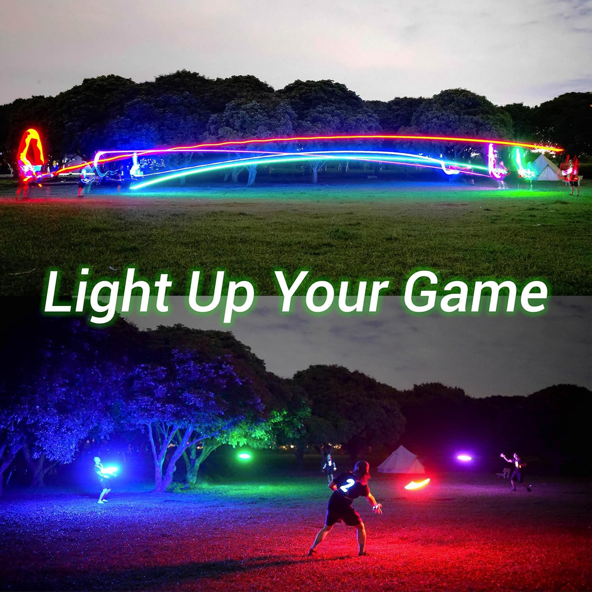 TOSY Flying Disc - Super Bright RGB LED Toy with Smart Modes | Rechargeable & Waterproof, Perfect for All Ages