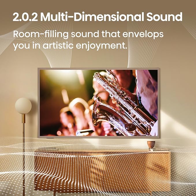 Hisense 55-Inch Class QLED 4K S7N CanvasTV Series Dolby Vision HDR Google Smart TV (55S7N) - 144Hz, Art Mode, Anti-Glare Panel, Hi-Matte Display, Frame & UltraSlim Wall Mount Included