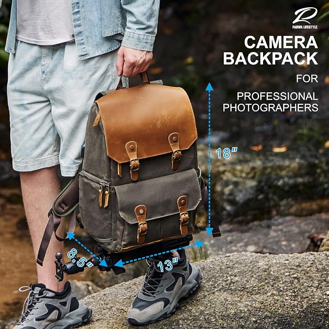 Padwa Lifestyle Coffee Camera Backpack