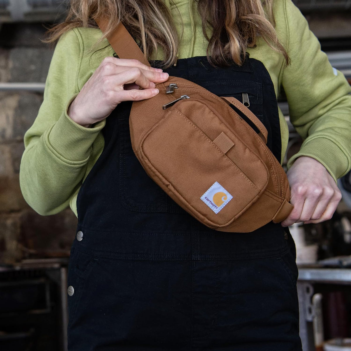 Carhartt Classic Adjustable Sling Bag, Durable, 600-Denier Water Resistant Hip Pack