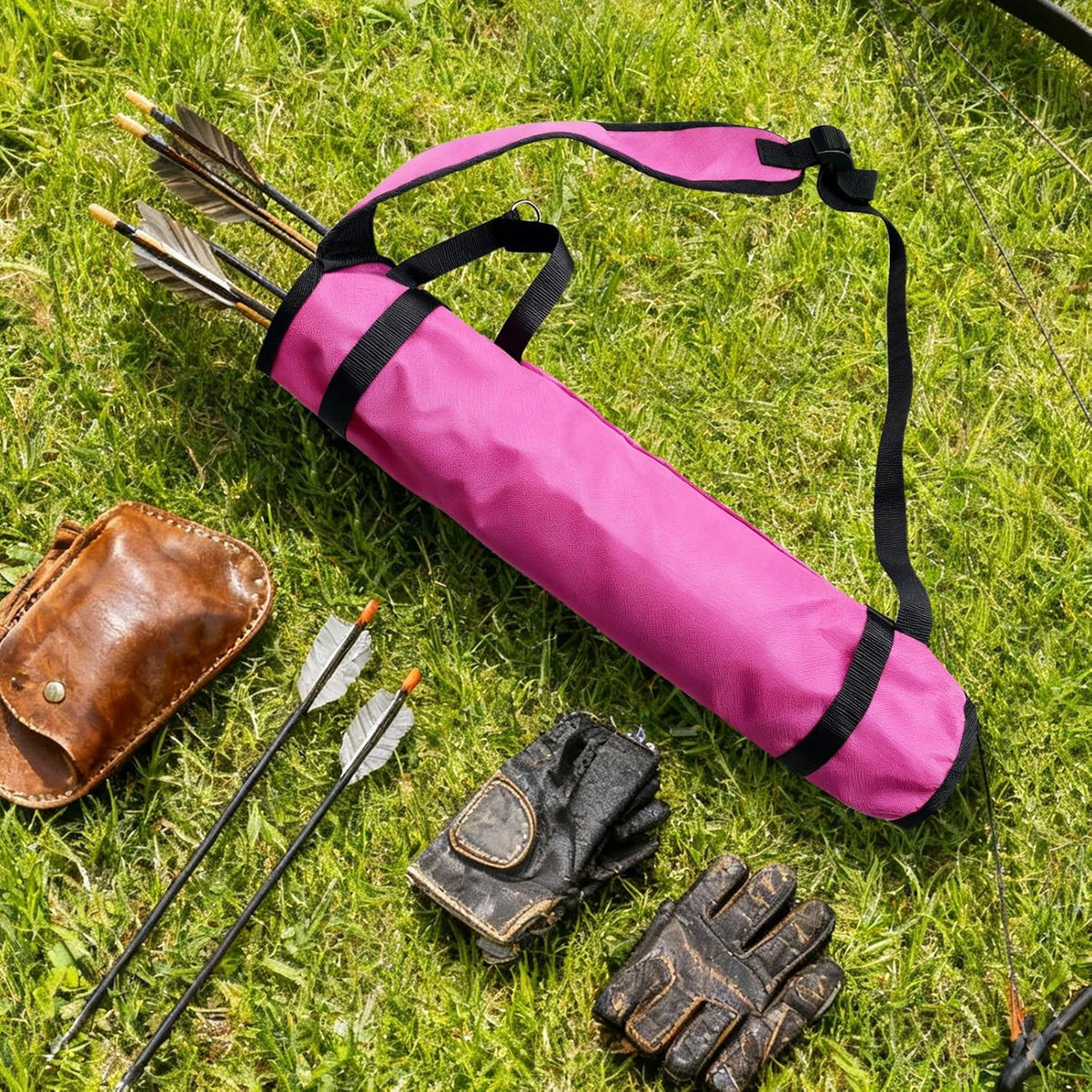 Skiennix Quiver Arrow Holder - Adjustable Oxford Cloth Archery Quiver for Outdoor Use | Portable & Versatile