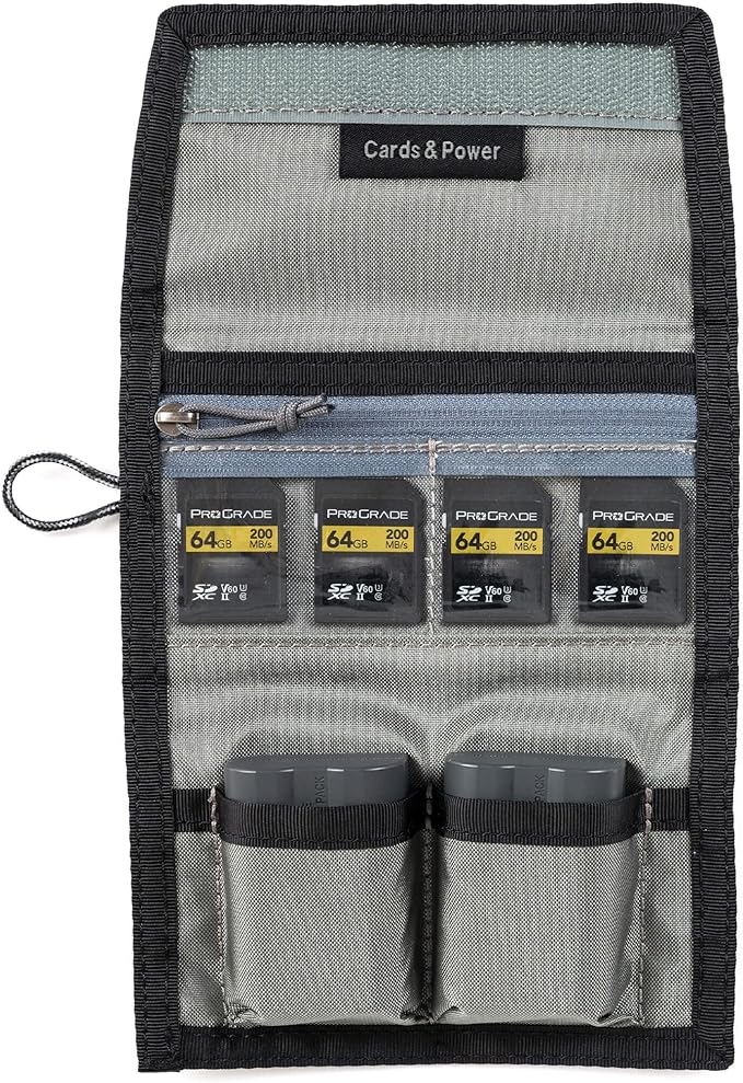 Think Tank Memory Card and Battery Wallet, Holds 2 CF or 4 SD Memory Cards