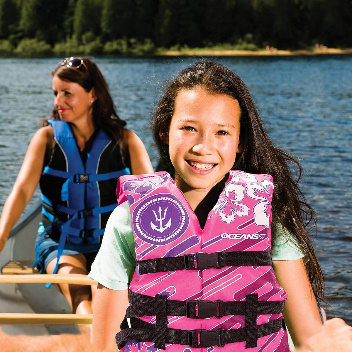 Oceans 7 Life Jacket - US Coast Guard Approved Infant & Youth Vest | Type II & III Personal Flotation Device