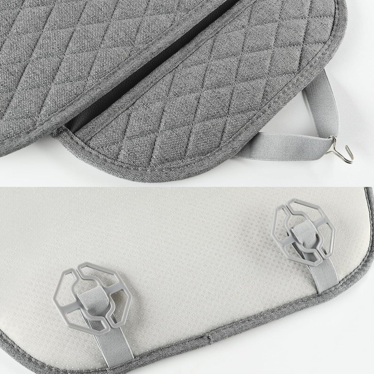 West Llama Linen Car Seat Covers,Bottom Seat Covers for Cars Include 1 Piece Front Driver Seat Pad Mat Universal Fits 90% Vehicles,SUVs,Cars,Sedans(1Piece-Gray)