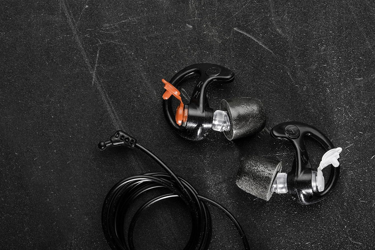 SureFire EP7 Sonic Defenders Earplugs - Ultra Filtered with Comply Canal Tips | Reusable Design