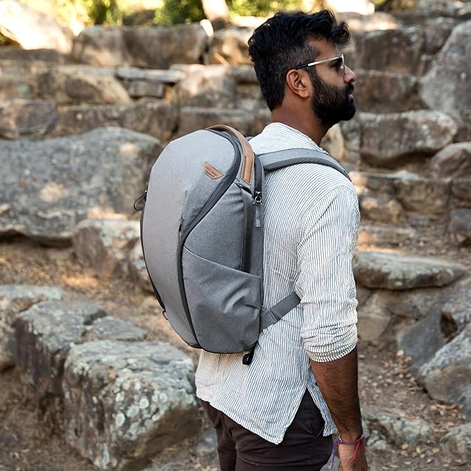 Peak Design Everyday Backpack Zip 20L, 270-Degree Zip, Dual Side Pockets