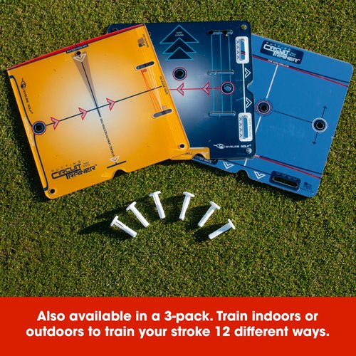 EyeLine Golf Putting Mirror, Circuit Trainer, Portable Putting Alignment Training Aids with Carry-on Bag, Indoor and Outdoor Practice, Golf Accessories, for Trainer (Mirror Trainer)