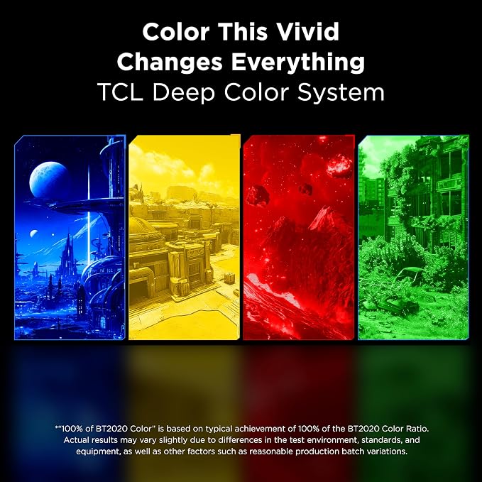 TCL 85 Inch Class QM7L Series | SQD-Mini-LED QLED Smart TV | 85QM7L, 2026 Model | 144Hz | Ultimate Color Ultra Brightness & Contrast | Google AI Bang & Olufsen | Voice Gaming Streaming Television