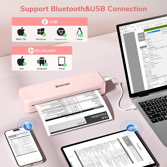 Phomemo Portable Printers Wireless
