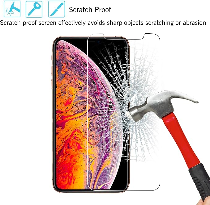 Ailun for Apple iPhone 11 Pro/iPhone Xs/iPhone X Screen Protector, 3 Pack