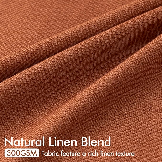 Memory Trained Pinch Pleated Curtains 102 Inches Long, Viral Linen Pinch Pleat