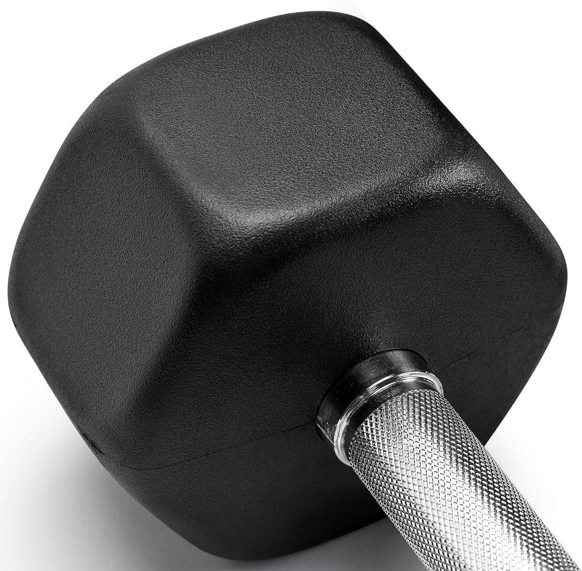 ZIVA Premium Hex Dumbbells - Commercial Grade Rubber Urethane Coated Free Weights for Home Gym | Durable Steel Core, Sold in Pairs and Sets