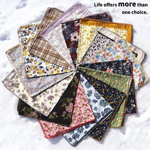100% Cotton Bandana for Women by [Brand Name] - Soft Multi-Purpose Square Scarf | 21x21 Inches