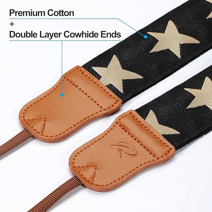 Padwa Lifestyle Pentagram Embroidered Camera Strap