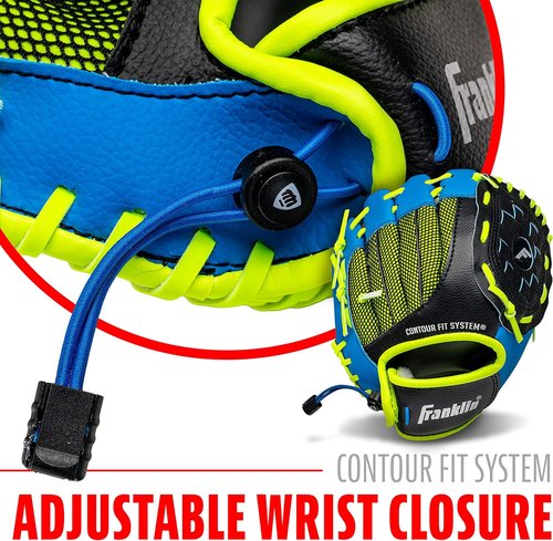 Franklin Sports Kids Baseball Glove - NeoGrip Youth T-Ball Mitt for Boys & Girls - Durable & Comfortable Design