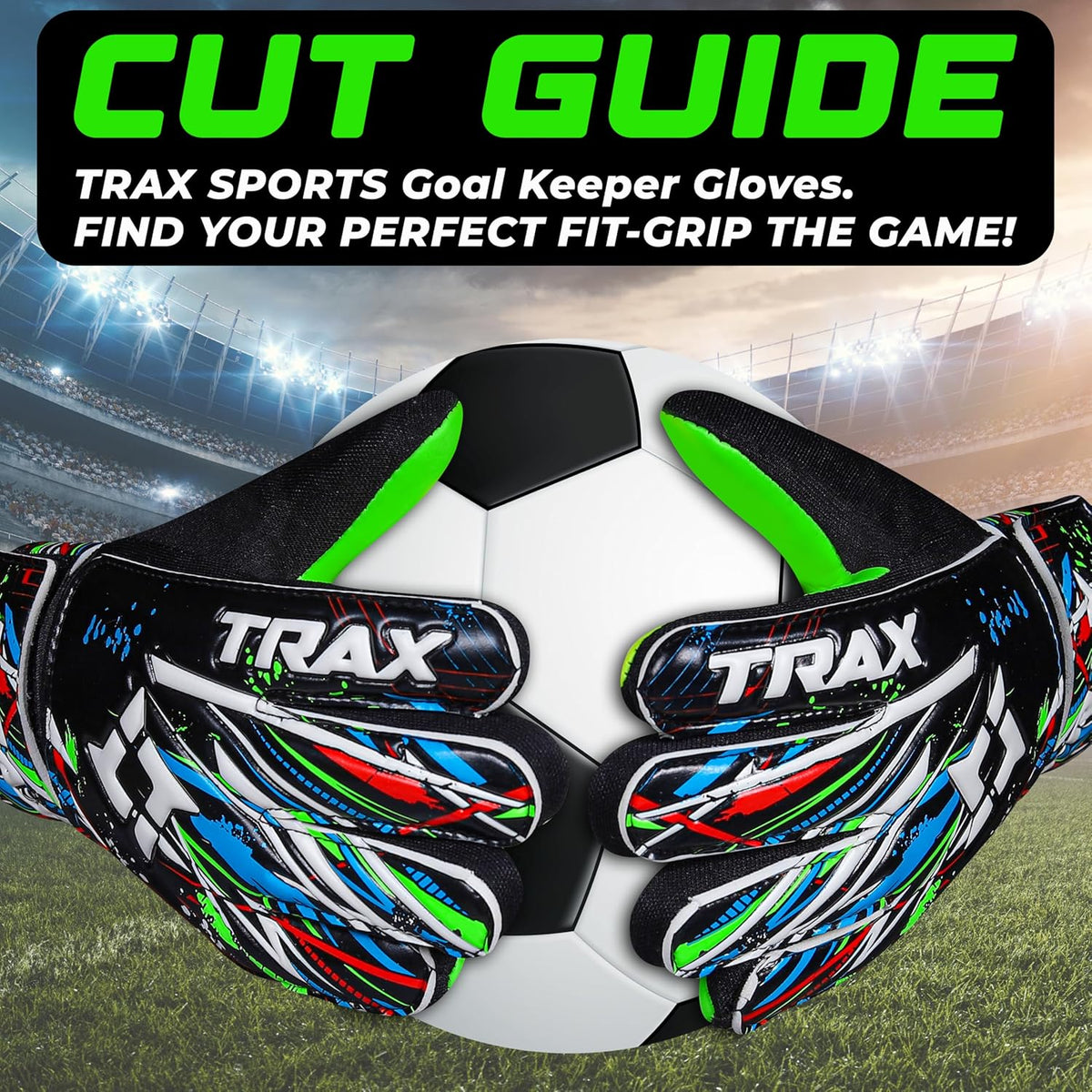 Skiennix Soccer Goalie Gloves - Youth & Adult Football Goalkeeper Gloves with 4mm Anti-Slip Latex Palm