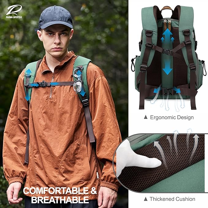 Padwa Lifestyle Green Camera Backpack