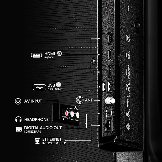 Hisense 43" E6 Cinema Series Hi-QLED 4K UHD Smart Fire TV (43E6QF) - AI Light Sensor, Dolby Vision · Atmos, Voice Remote with Alexa, Motion Rate 120, HDR 10+ Adaptive, Game Mode Plus
