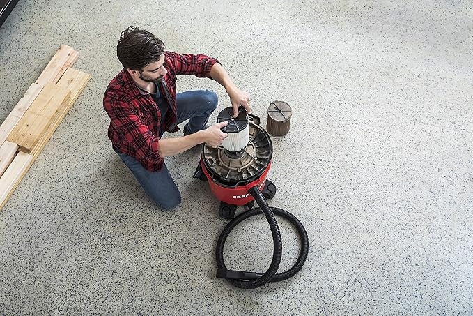 CRAFTSMAN CMXEVBE17590 9 Gallon 4.25 Peak HP Wet/Dry Vac, Portable Shop Vacuum with Attachments and Additional Dust Collection Bags