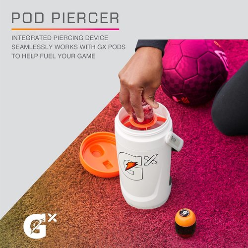 Gatorade Gx Performance Jug - 64oz Leakproof Design with Non-Slip Grip for Athletes | Red