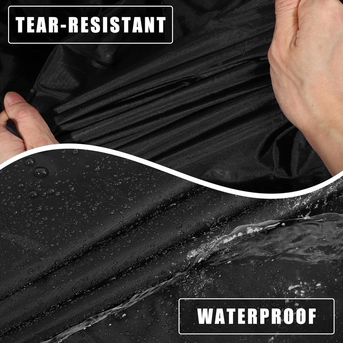 X AUTOHAUX Waterproof Car Cover for Chevrolet Corvette C4 C5 C6 C7 1984-2019 210D Outdoor Full Car Cover All Weather Windproof Sun Rain Protection with Door Zipper