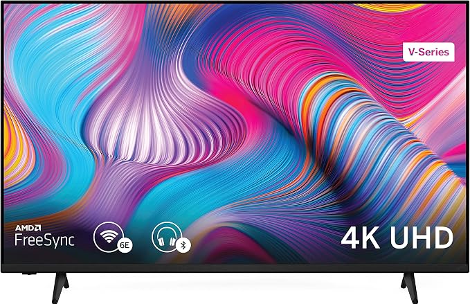 VIZIO 50" Class V-Series - V505M-K09 - 4K Ultra HD - Smart TV WiFi 6E Tri-Band - Gaming - AMD FreeSync & VRR Dolby Vision - HDR/HDR10+ Bluetooth Capable - IQ Active Processor - Voice Remote (Renewed)