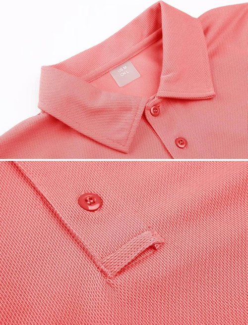 MAGCOMSEN Men's Quick-Dry Tactical Polo Shirt - Performance Short Sleeve Golf Jersey in Various Colors