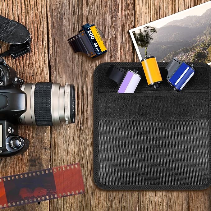 2 Pieces Filmguard Bag Waterproof Storage Carrying Case Xray Proof Bags Film
