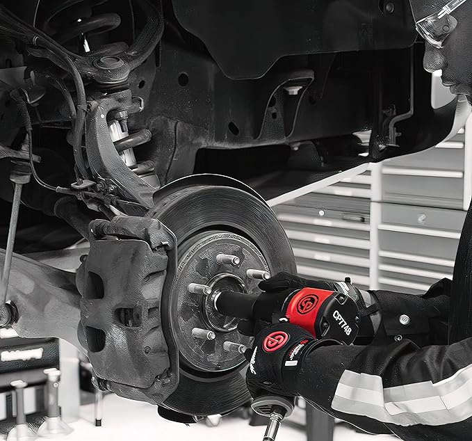 Chicago Pneumatic CP7748 1/2 Inch Air Impact Wrench, Red, Metal