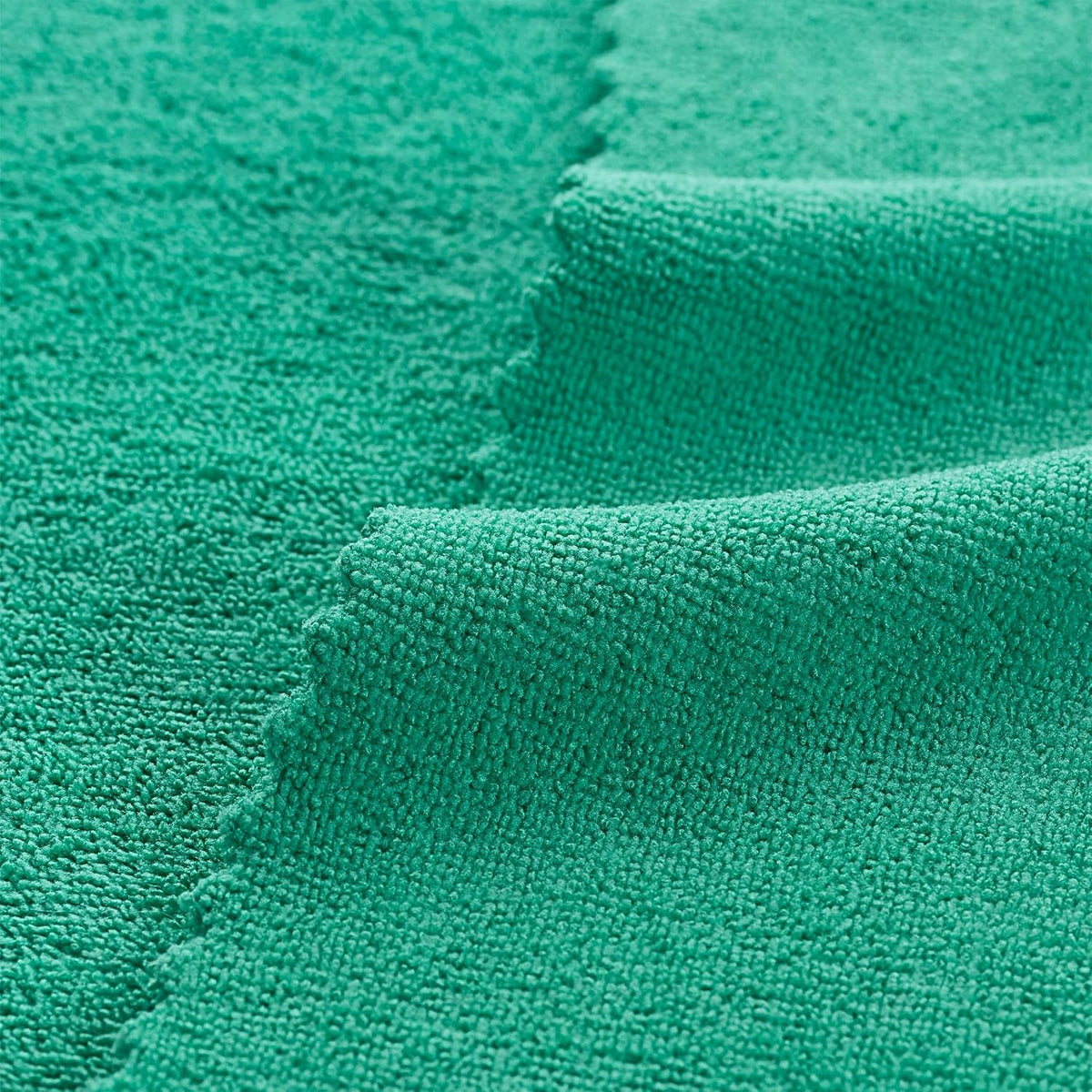 Arkwright Smart Rags Microfiber Cleaning Cloths, Pack of 50 in a Box, Lint Free 180 GSM Reusable Towels for Auto, Office and Household Cleaning, 12 x 12 in, Green