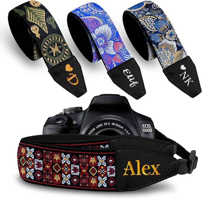 Art Tribute Custom Camera Strap Hendrix Design