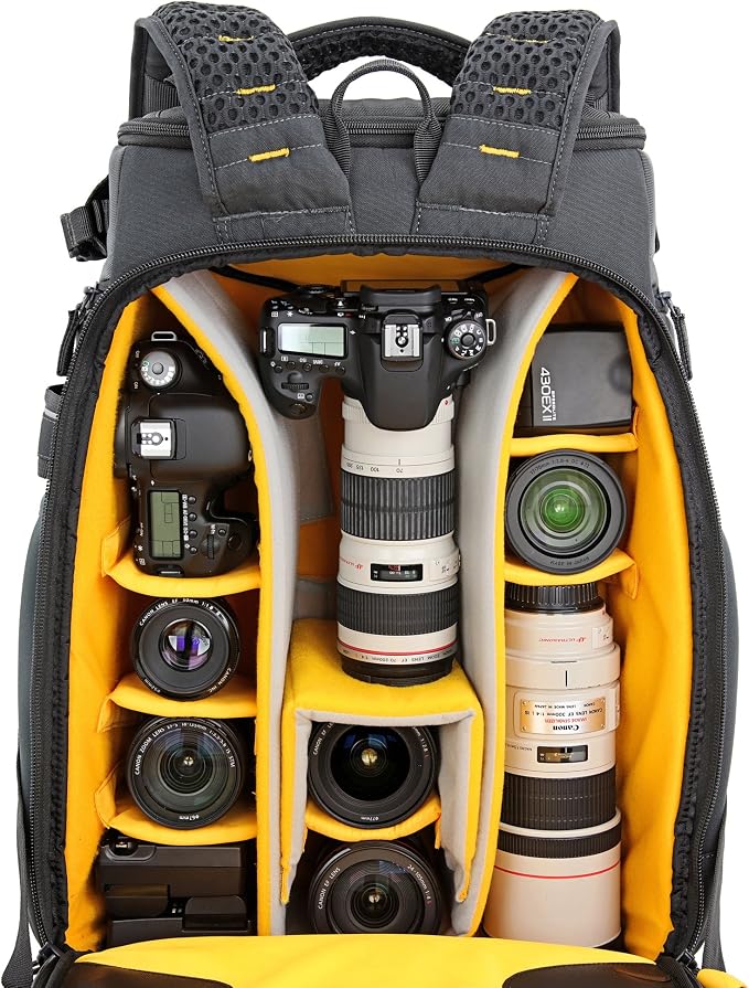 VANGUARD Alta Sky 53 Versatile DSLR Camera And Drone Backpack, 34L Capacity