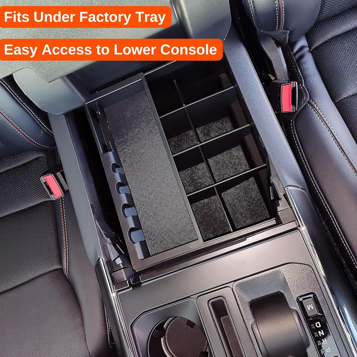 Vehicle OCD - Center Console Organizer for Ford F150 (2021-2026) (Full Console w/Bucket Seats ONLY) - Made in USA - Select 2024-2026 Models - SLX169
