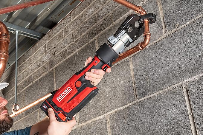 RIDGID 67193 Model RP 351 ProPress Standard Press Tool Corded Kit with Corded ProPress Tool, Press Tool Jaws (1/2" to 2"), and Case
