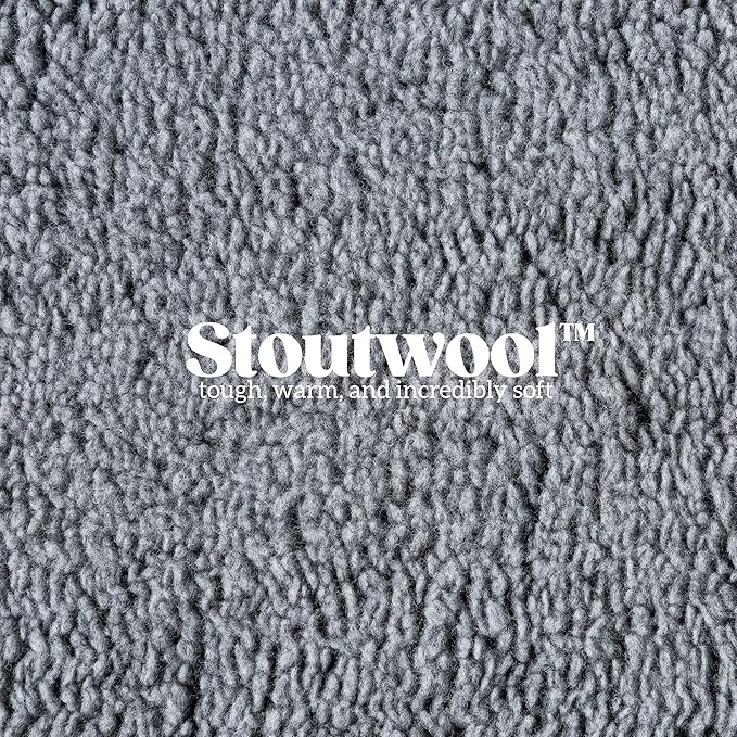 Stoutwool 4" Indestructible Dog Bed - Orthopedic Chew Proof Dog Crate Pad - Fluffy Kennel Mat for Aggressive Chewers - Ideal for Medium Breeds & Fits 30-Inch Crate - 29"x18", Charcoal