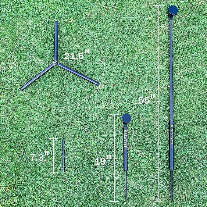 Monopod and Tripod Selfie Stick to Record Golf Swing