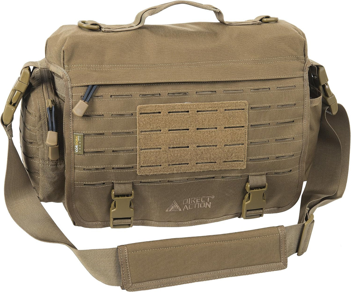 Direct Action Messenger Tactical Bag 10 Liter Capacity, ideal for laptop, ipad or tablet