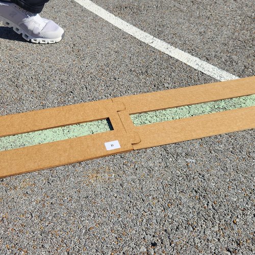 Murray Sporting Goods Premium Pickleball Court Marking Kit | Cardboard Stencil Paint Kit for Driveway, Asphalt or Concrete - Regulation Backyard Pickleball Court Kit